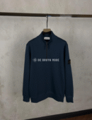 Stone Island Half Zipped Sweater Antraciet