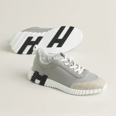 Hermes Bouncing Gris Silex Beige Glaise