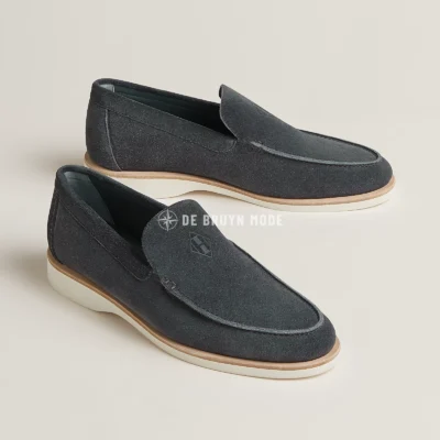 Hermes Low Loafer navy blue