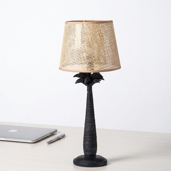 Luxe geweven lampenkap warme tint