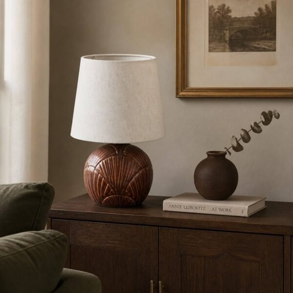 Art Deco keramische tafellamp